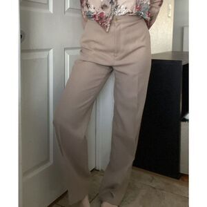Vintage 70s Levi’s Bend Over Tan Beige High Waist Trouser Pants Sz‎ 27